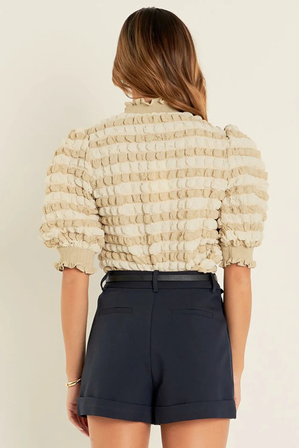 Mock Neck Elegance Blouse