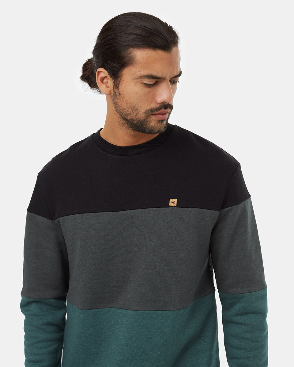TreeFleece Blocked Classic Crew