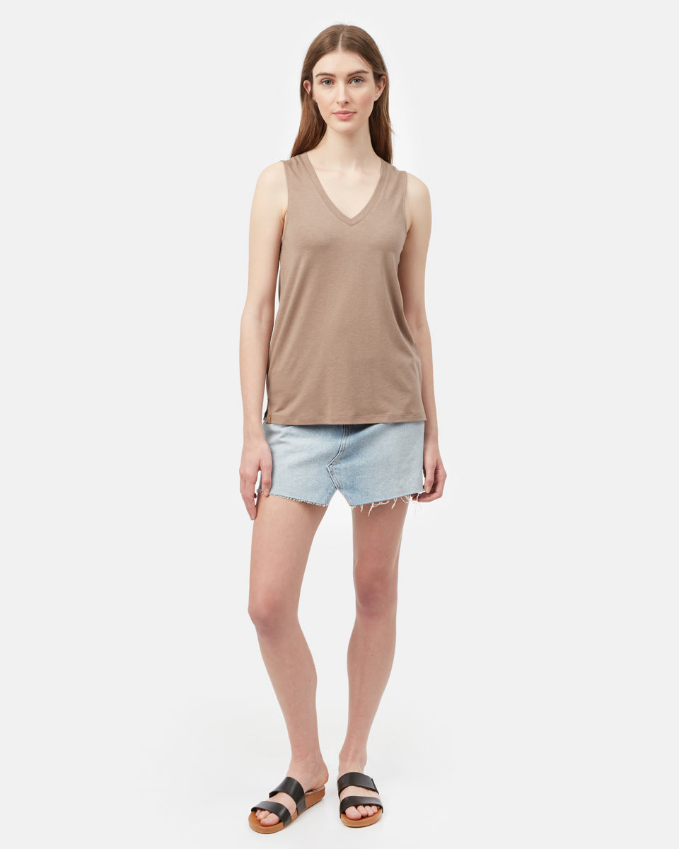 TreeBlend V-Neck Tank