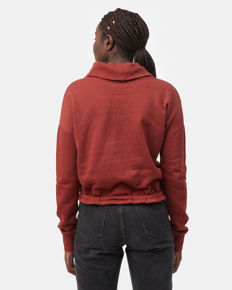 Speckled Cowl Neck Fleece