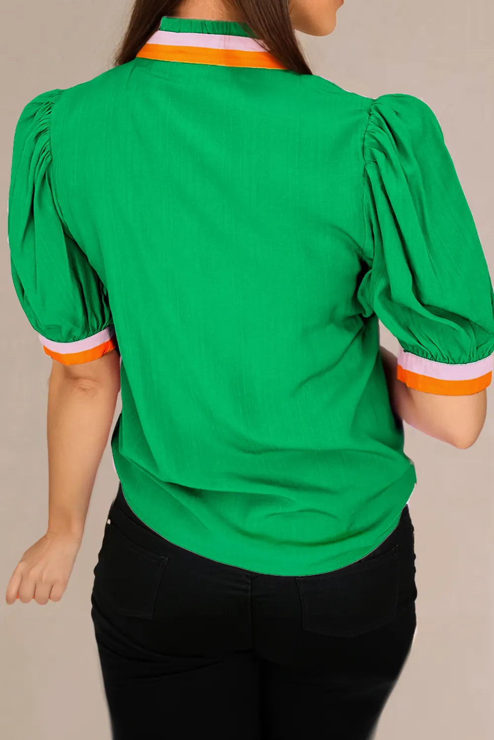 Neon Trim Chic Shirt