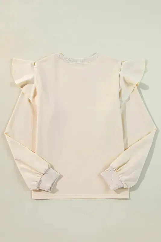 Cascade Elegance Ruffle Blouse