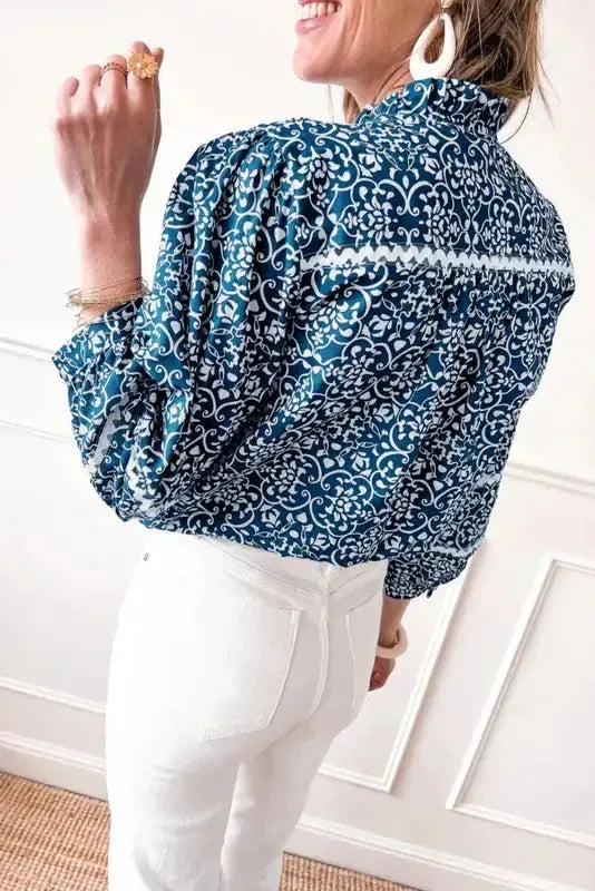 Floral Cascade Comfort Shirt