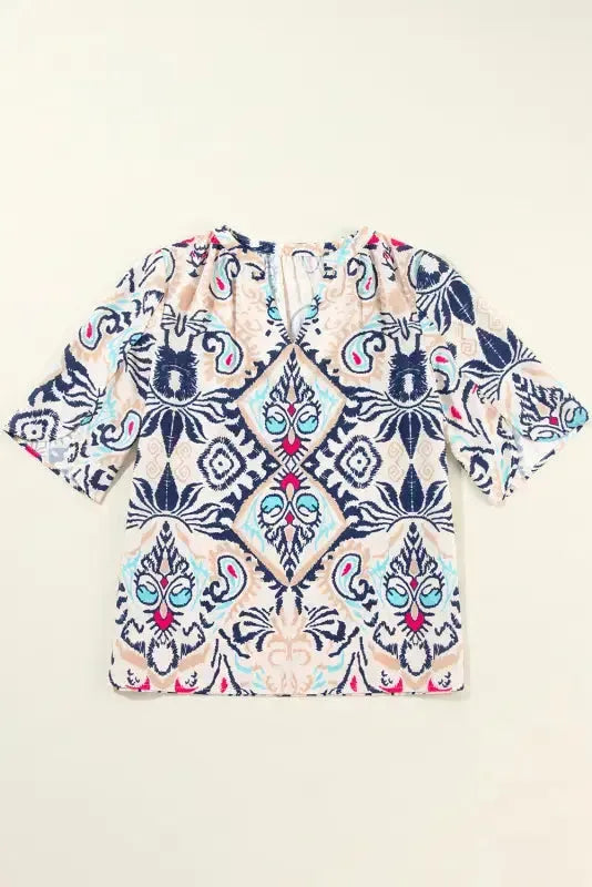 Modern Muse Notched Blouse