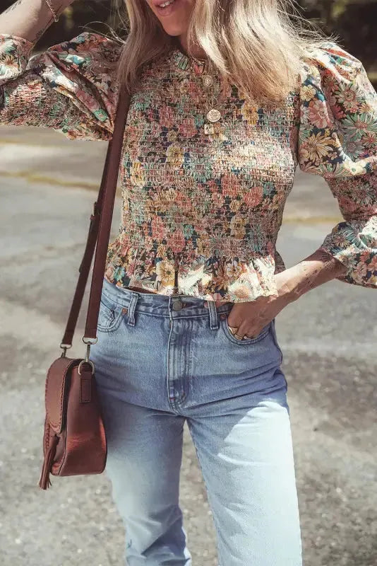 Sunshine Smock Crop Top