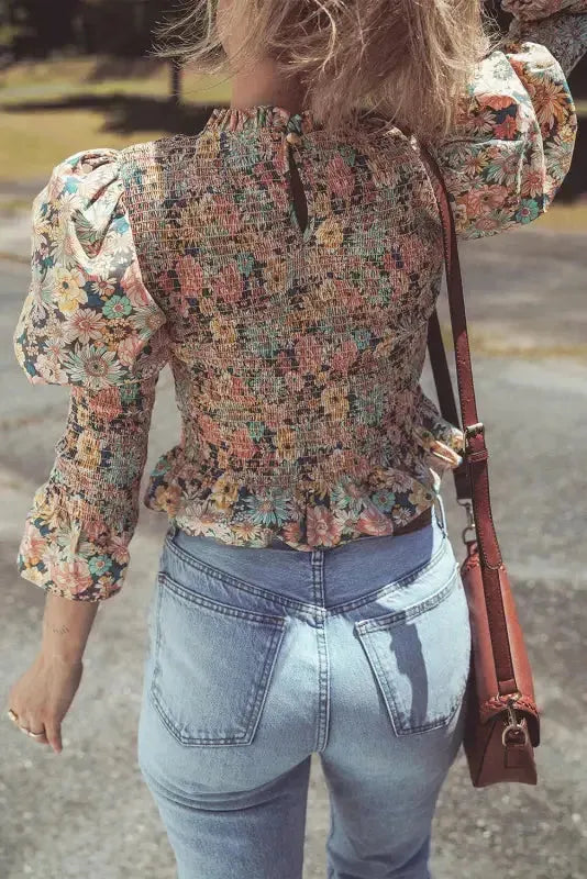 Sunshine Smock Crop Top