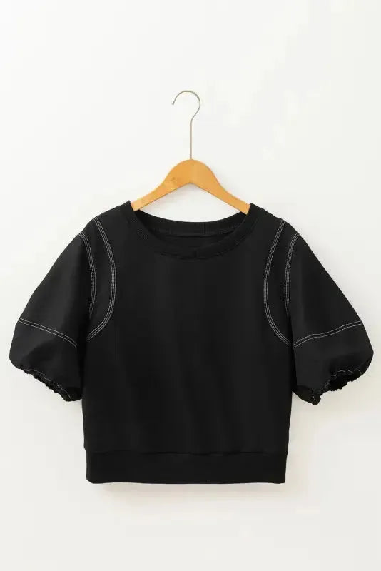 Timeless Stitch Puffy Blouse