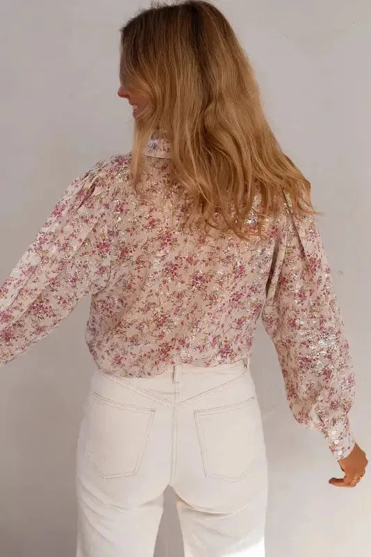 Vintage Bloom Bishop Shirt