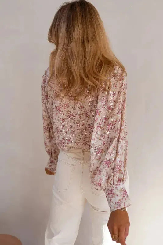 Vintage Bloom Bishop Shirt