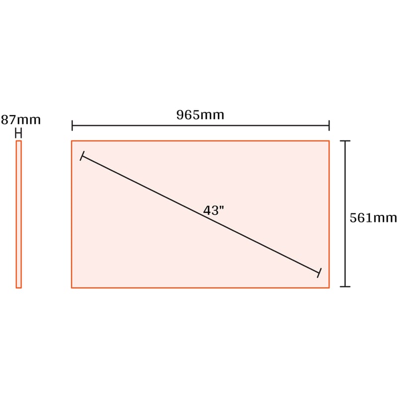 Kydos LED 43" 4K Android TV K43AU22SD01B