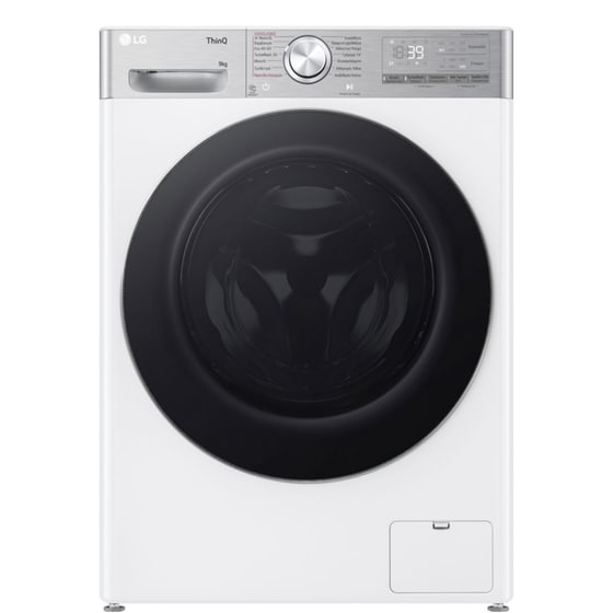 LG F2R9009TPWC Slim 9 kg 1,200 Spin White Washing Machine