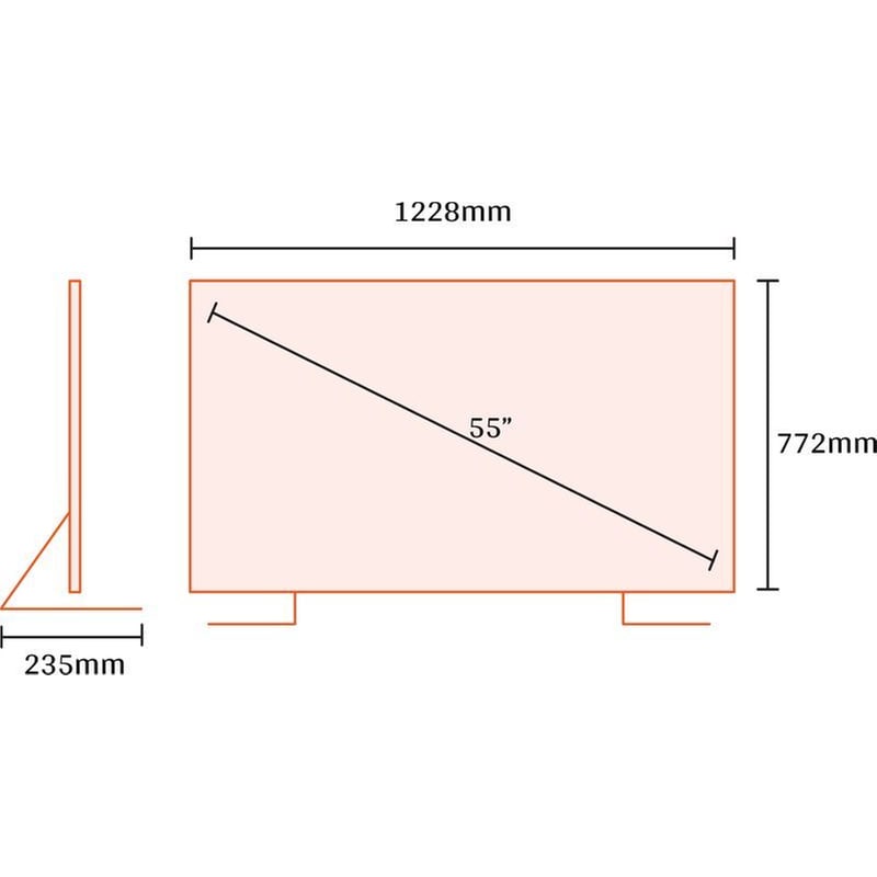 LG OLED 55" 4K Smart TV 55B46LA