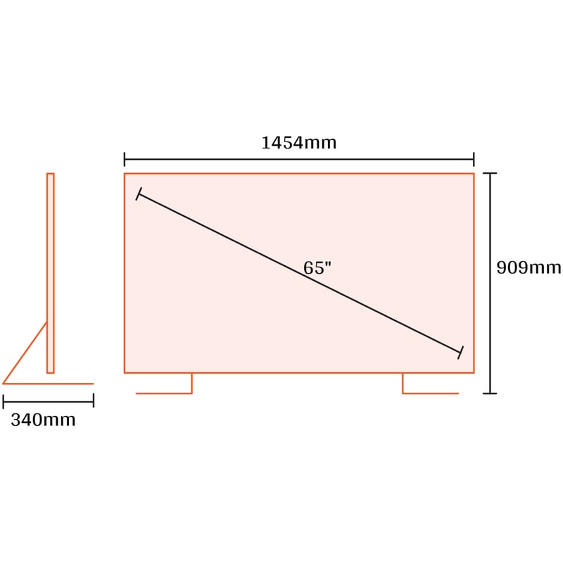 LG LED 65" 4K Smart TV 65UT81006LA