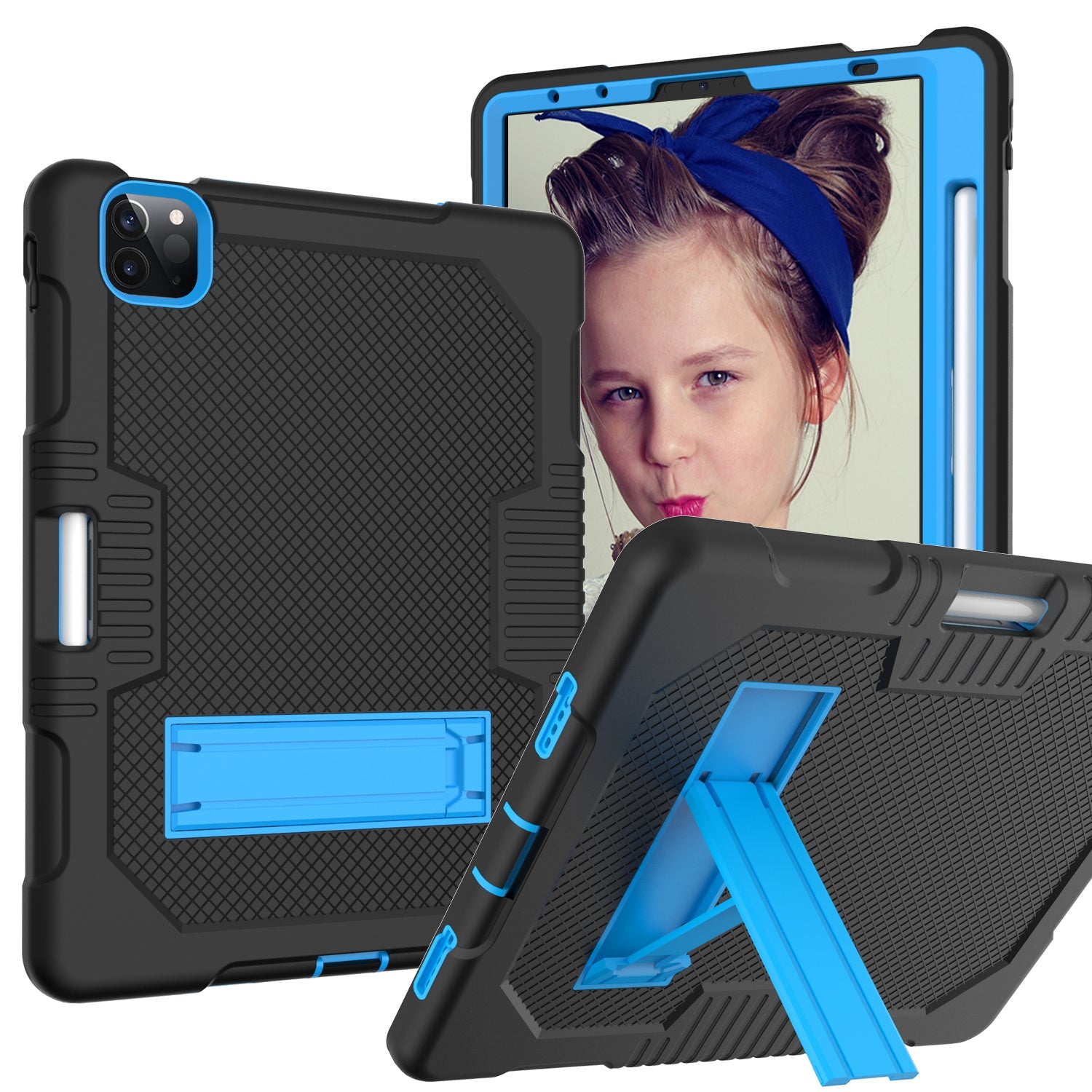 Προστατευτική ανθεκτική θήκη iPad για (10,9 ιντσών, για iPad Air 4 και iPad Pro 11 ιντσών) - Περιλαμβάνεται βάση στήριξης