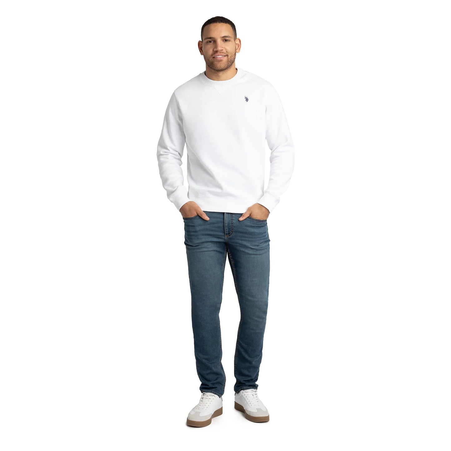 U.S. Polo Assn. Men's Fleece Crewneck Sweatshirt