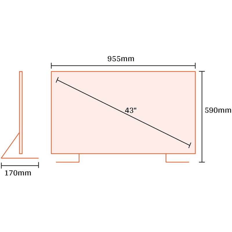 Tesla LED 43" Full HD Smart TV 43E645BFW