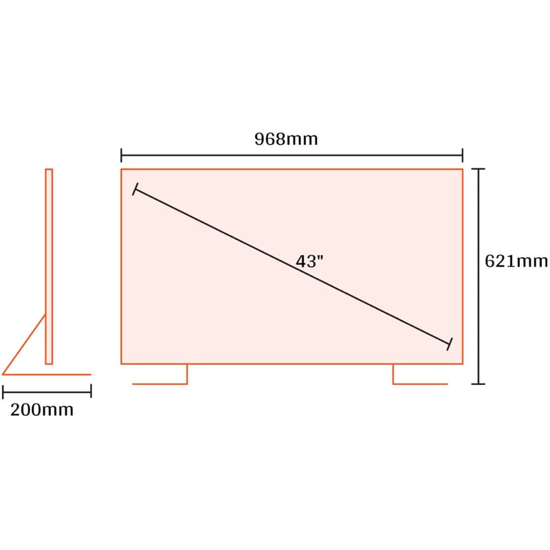 LG LED 43" 4K Smart TV 43UA75006LA