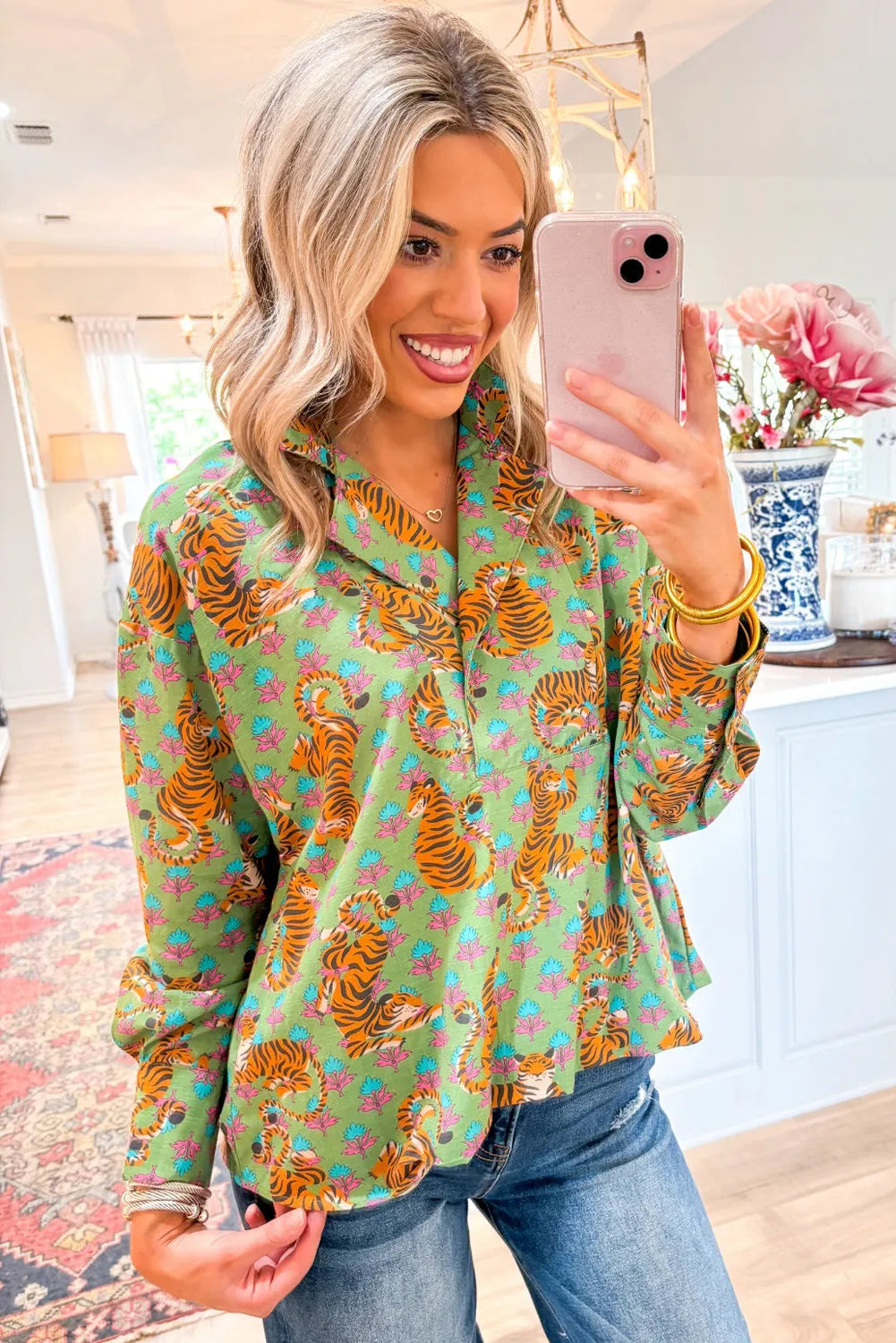 Tiger Chic Casual Shirt