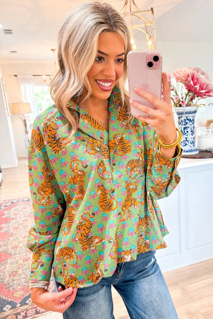 Tiger Chic Casual Shirt