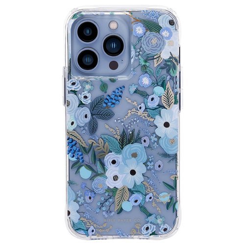 Θήκη Case-Mate Rifle Paper Co. (MagSafe) - Garden Party Blue - iPhone 13 Pro