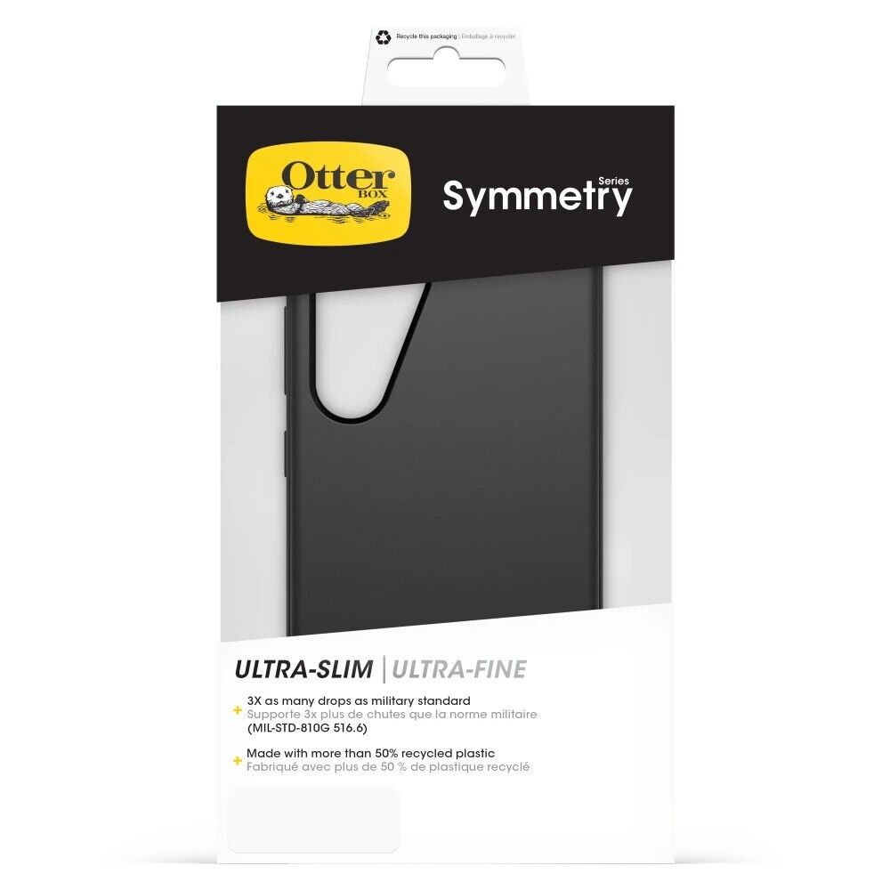 Θήκη OtterBox Symmetry με σκληρό κέλυφος για Samsung Galaxy S24 - Μαύρη