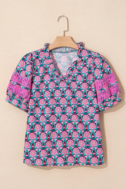 RuffleBloom Elegance Top