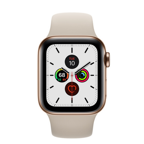 Apple Watch Series 5 44MM (GPS + Cellular) - Χρυσό Ανοξείδωτο Ατσάλι