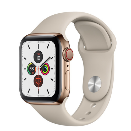 Apple Watch Series 5 44MM (GPS + Cellular) - Χρυσό Ανοξείδωτο Ατσάλι