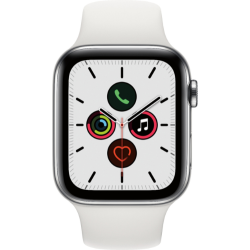 Apple Watch Series 5 40MM (GPS + Cellular) - Ασημί από ανοξείδωτο ατσάλι