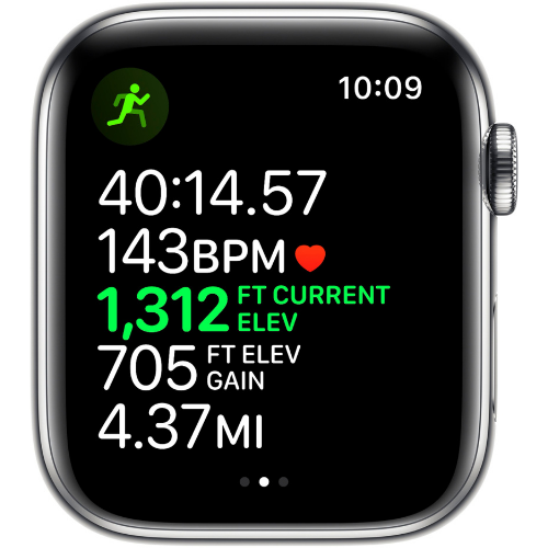 Apple Watch Series 5 44MM (GPS + Cellular) - Ασημί από ανοξείδωτο ατσάλι