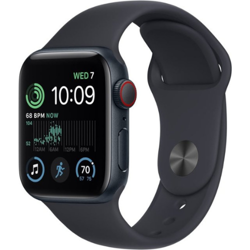 Apple Watch SE 2 de 44 mm color medianoche (GPS + Celular).