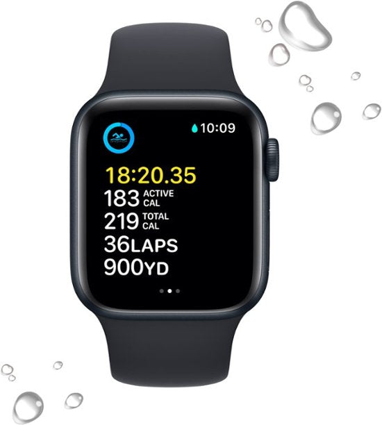 Apple Watch SE 2 de 40 mm color medianoche (GPS).