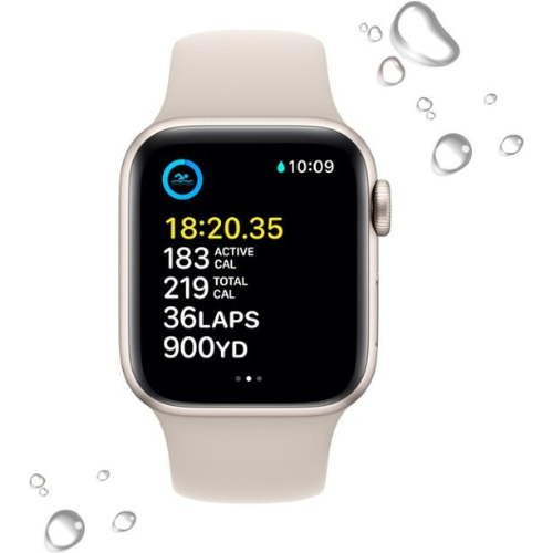 Apple Watch SE 2 Starlight de 44 mm (GPS + Celular)