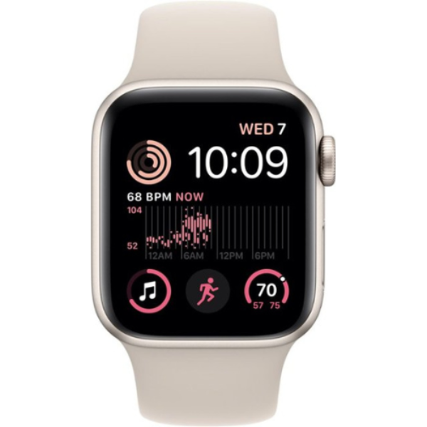 Apple Watch SE 2 Starlight de 44 mm (GPS)