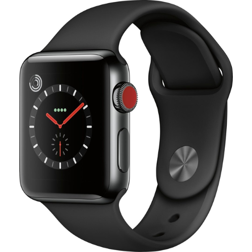 Apple Watch Series 3 42 mm (GPS + Celular) - Acero inoxidable negro espacial