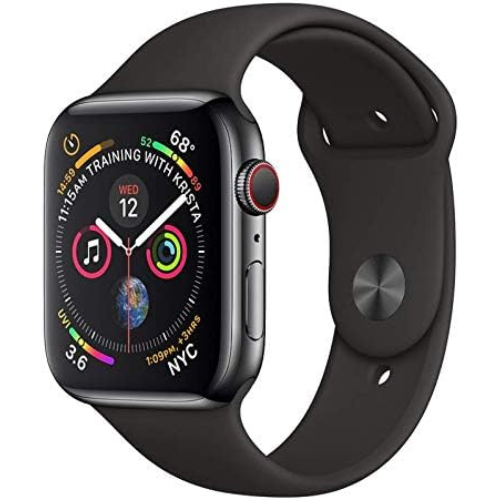 Apple Watch Series 4 44MM (GPS + Cellular) - Μαύρο Ανοξείδωτο Ατσάλι