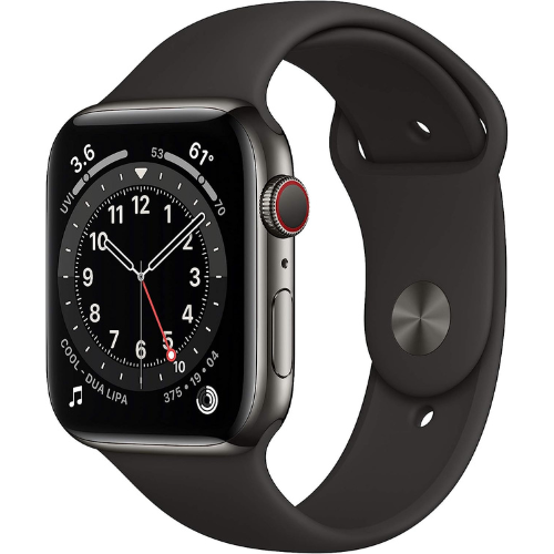 Apple Watch Series 6 de 44 mm (GPS + Celular) - Acero inoxidable color grafito