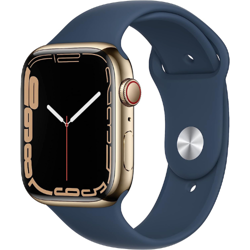 Apple Watch Series 7 de 45 mm en acero inoxidable dorado (GPS + Celular)