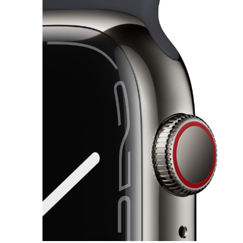 Apple Watch Series 7 41 mm de acero inoxidable color grafito (GPS + Celular)