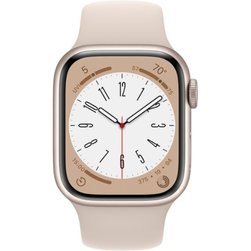 Apple Watch Serie 8 Starlight de 41 mm (GPS + Celular)