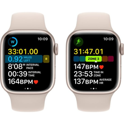 Apple Watch Serie 8 45 mm Starlight (GPS)