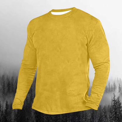 Big & Tall Men's Long Sleeve Crewneck T-Shirts