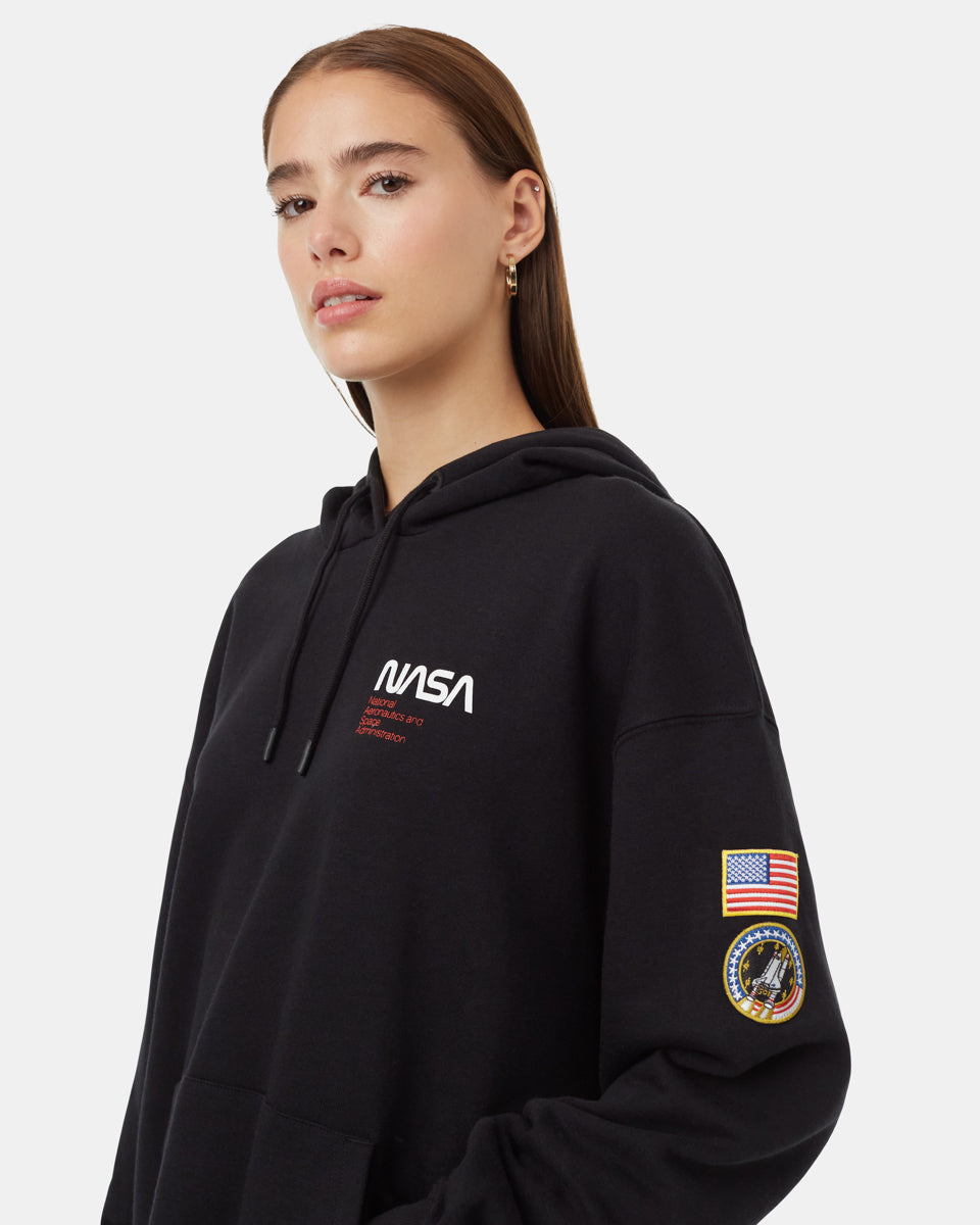 Φούτερ με κουκούλα Shuttle Patch