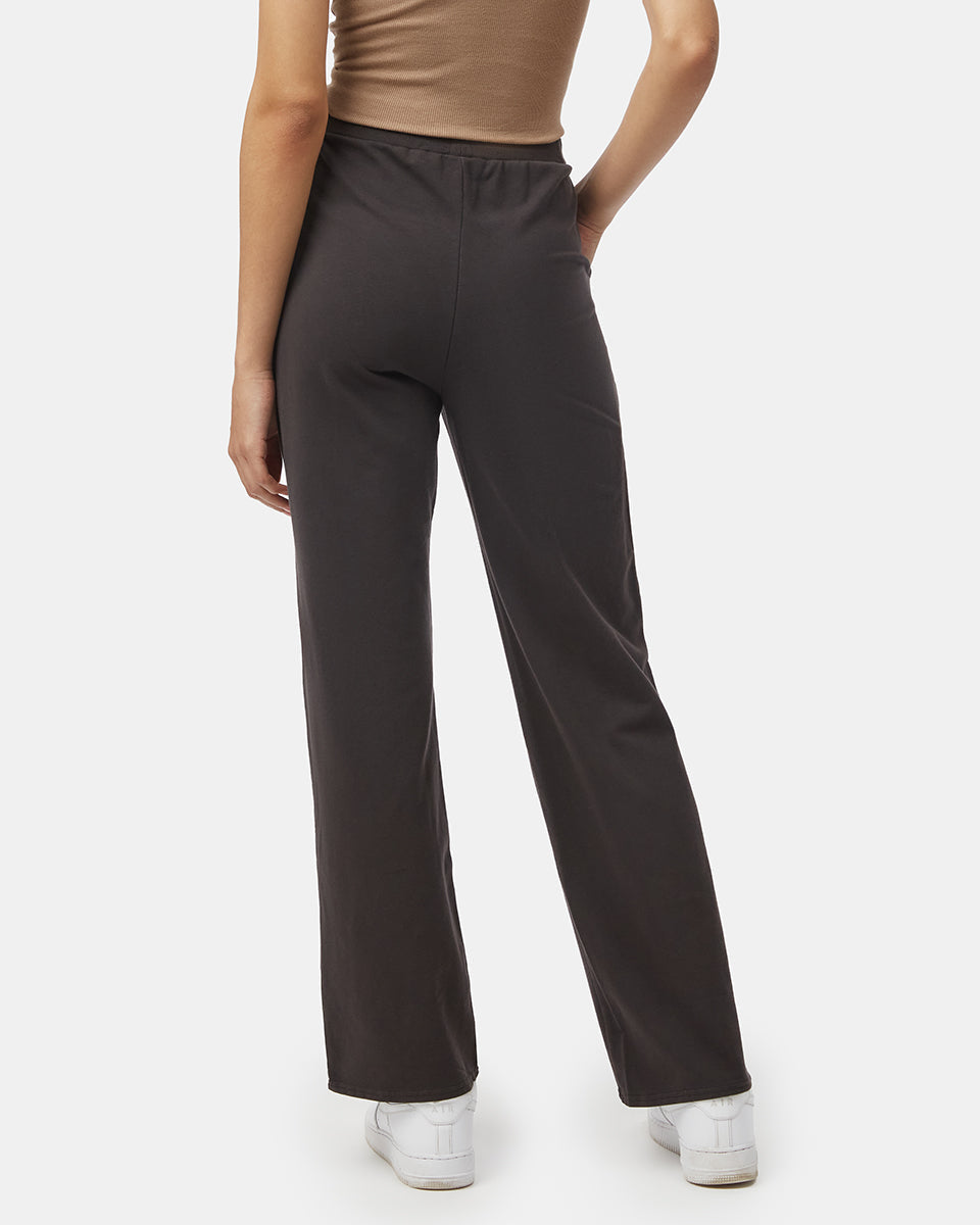 Φόρμα French Terry με φαρδιά μπατζάκια