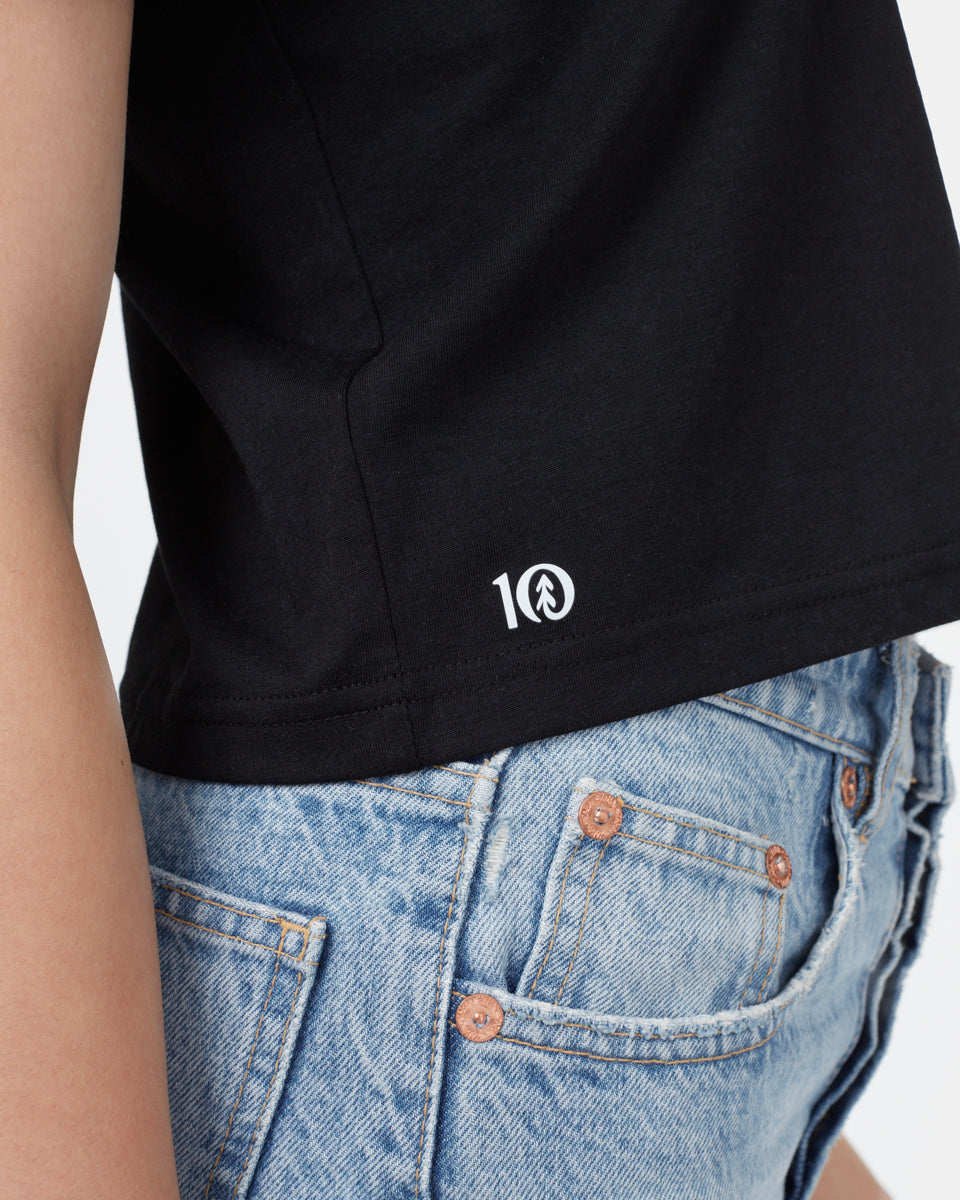 Μπλουζάκι Earth First Cropped