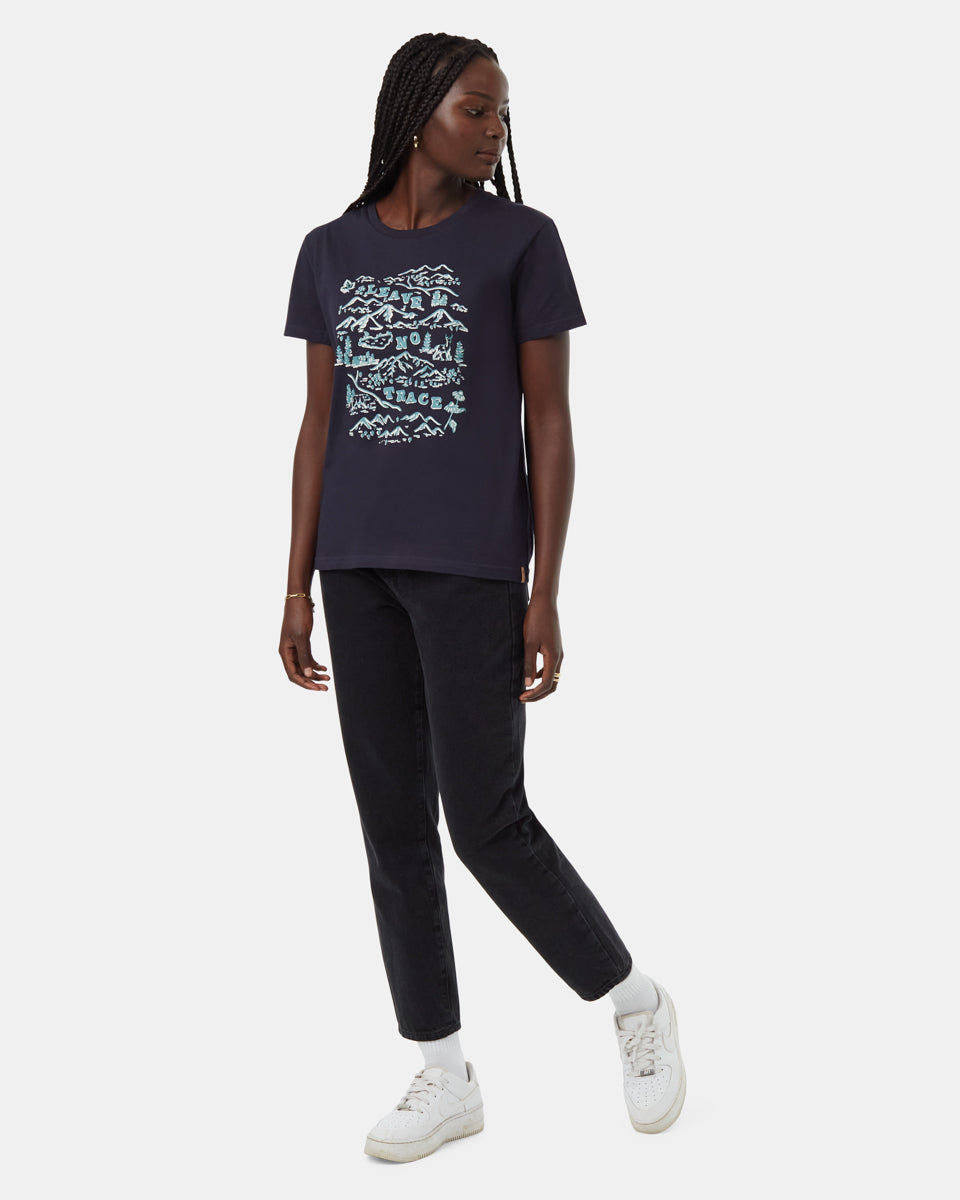 Μπλουζάκι με χάρτη του δάσους