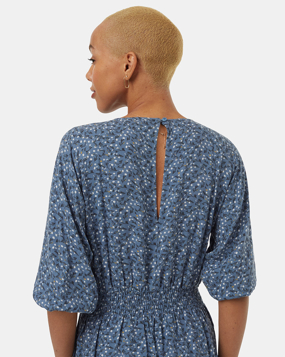 Φόρεμα μάξι από κρεπ EcoWoven