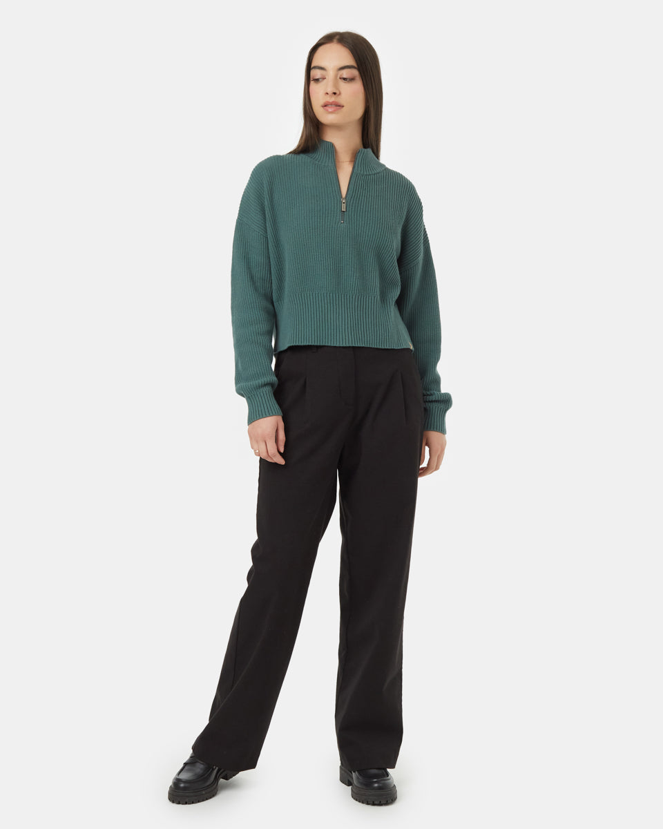 Highline με ψεύτικο ντεκολτέ με φερμουάρ 1/4