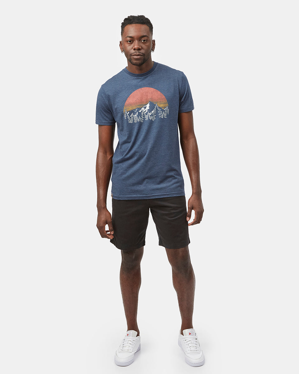 Vintage T-shirt με θέμα το ηλιοβασίλεμα