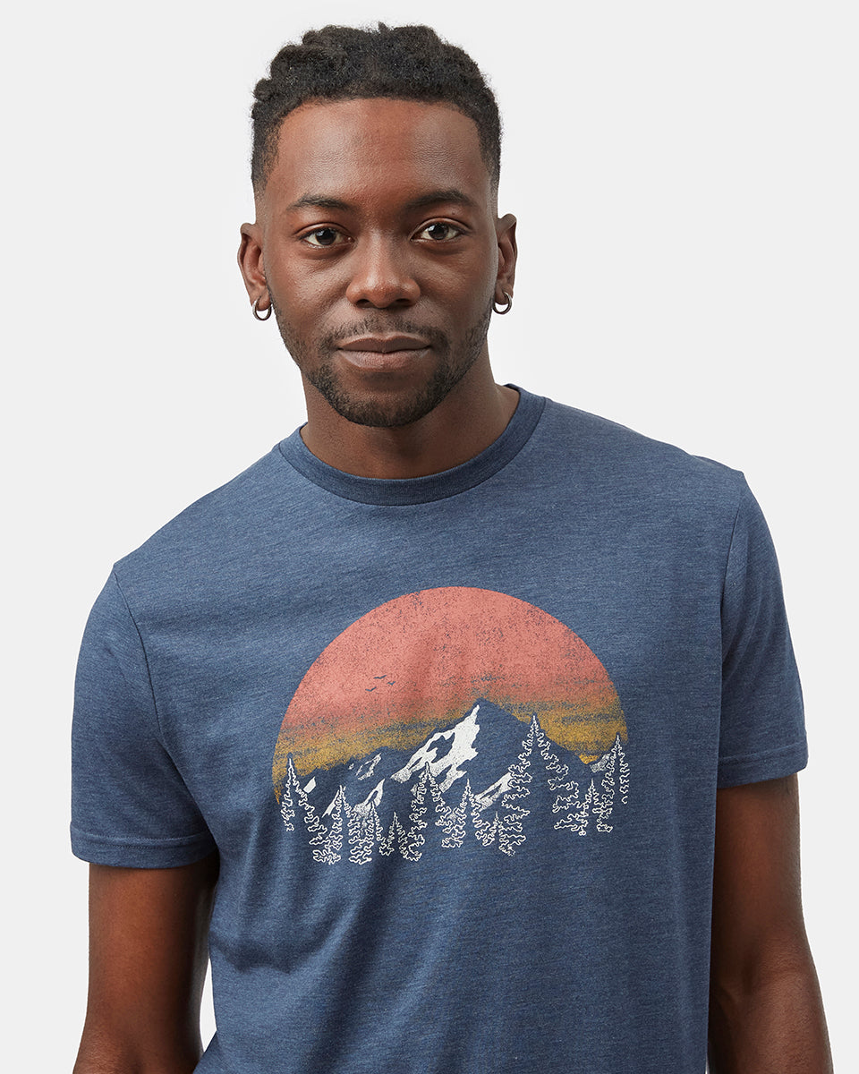 Vintage T-shirt με θέμα το ηλιοβασίλεμα